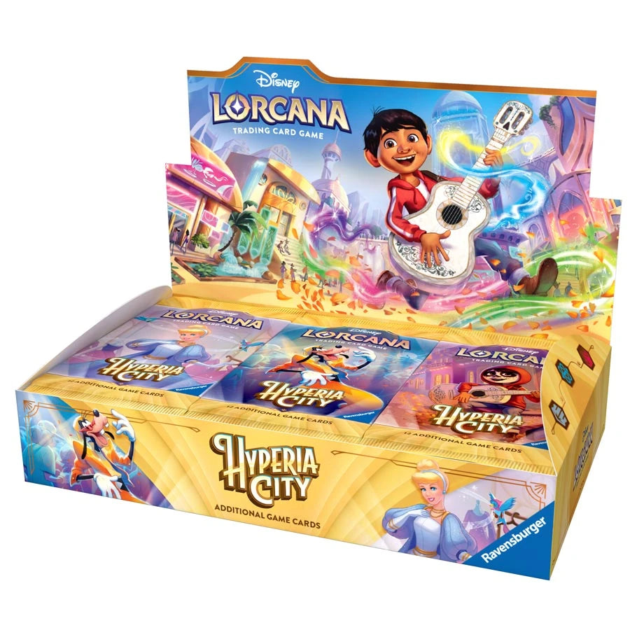 Disney Lorcana: Set 14 – Hyperia City Booster Display