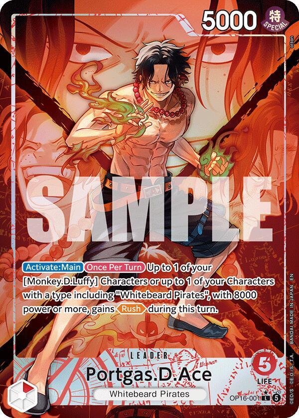 Portgas.D.Ace (Alternate Art) - OP16-001