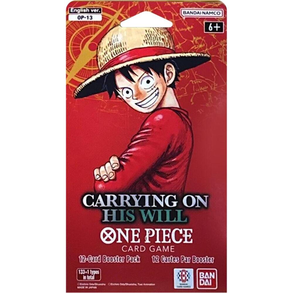 One Piece Card Game OP-13 Carrying on His Will Booster Pack - English